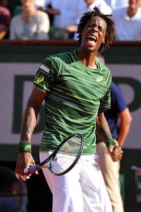 Gael Monfils (FRA) TENNIS : Roland Garros 2015 - Internationaux de France - 27 05 2015 TennisMagazine Panoramic 