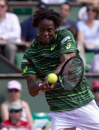 Gael Monfils (FRA) Tennis - French Open 2015 - Grand Slam ITF ATP Tennis Herren WTA Tennis Damen - Roland Garros - Paris - - France - 27 May 2015. Juergen Hasenkopf