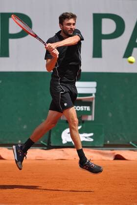 Gilles Simon (Fra) TENNIS : Tournoi de Roland Garros 2015 - 26 05 2015 TennisMagazine Panoramic 