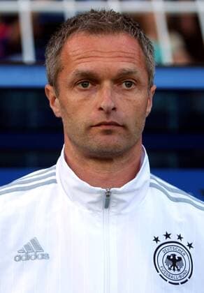 22.05.2015 Burgas(Bulgaria) Germany-France U17 U 17 Final European Championship EM Europameisterschaft men s football Christian Wück Germany U17 coach portrait photo : 