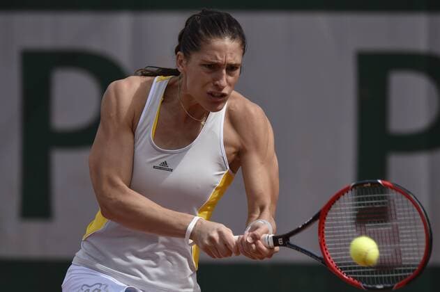 PARIS, 28.05.2015, Andrea Petkovic (GER) bei den Tennis French Open 2015 in Paris