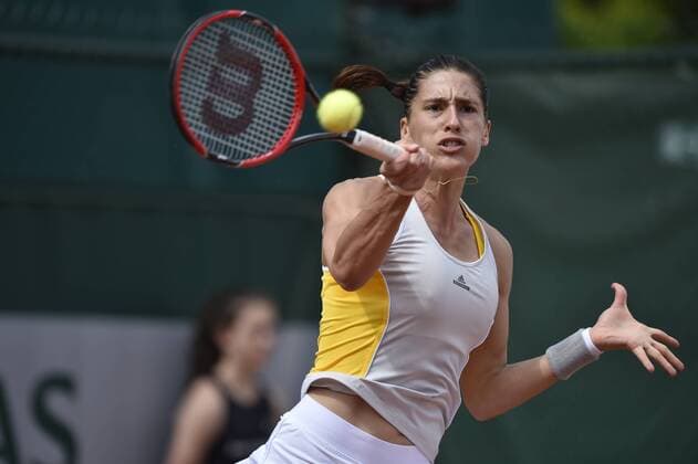 PARIS, 28.05.2015, Andrea Petkovic (GER) bei den Tennis French Open 2015 in Paris