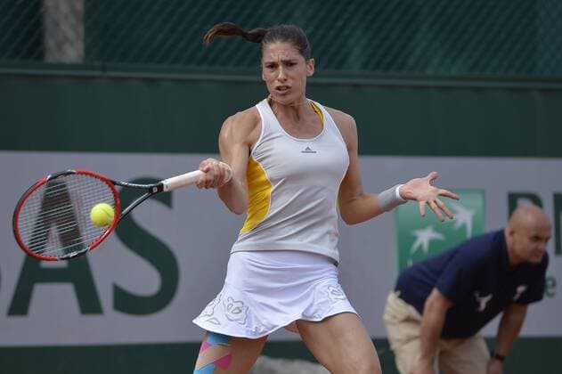 PARIS, 28.05.2015, Andrea Petkovic (GER) bei den Tennis French Open 2015 in Paris