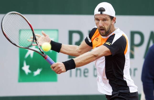 TENNIS - ATP Tennis Herren French Open 2015 PARIS,FRANCE,28.MAY.15 - TENNIS - ATP World Tour, Grand Slam, Roland Garros, French Open. Image shows Juergen Melzer (AUT). GEPAxpictures xMatthiasxHauer