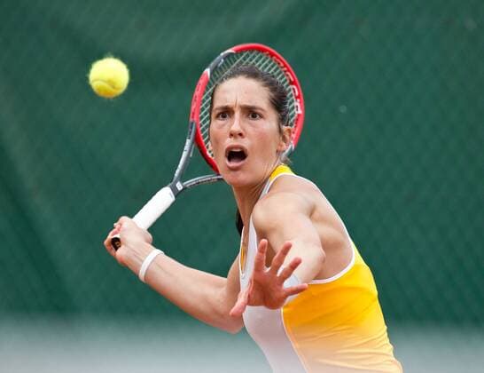 Andrea Petkovic (GER) Tennis - French Open 2015 - Grand Slam ITF ATP Tennis Herren WTA Tennis Damen - Roland Garros - Paris - - France - 28 May 2015. Juergen Hasenkopf