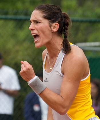 Andrea Petkovic (GER) macht die Faust und jubelt,Jubel,Emotion, Tennis - French Open 2015 - Grand Slam ITF ATP Tennis Herren WTA Tennis Damen - Roland Garros - Paris - - France - 28 May 2015. Juergen Hasenkopf