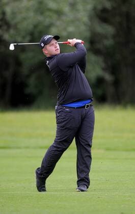 Golf player Vitek Novak from Czech Republic is seen during D+D Real Czech Challenge Open golf tournament of European Challenge Tour in Golf Resort Kuneticka Hora, Dritec, Czech Republic, on Thursday, May 28, 2015. (CTKxPhoto JosefxVostarek) CTKPhotoP201505280535001  JVO 004