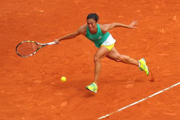 Francesca Schiavone (ITA) - Tennis, French Open 2015, Roland Garros in Paris Frankreich- 28 05 2015 TennisMagazine Panoramic 