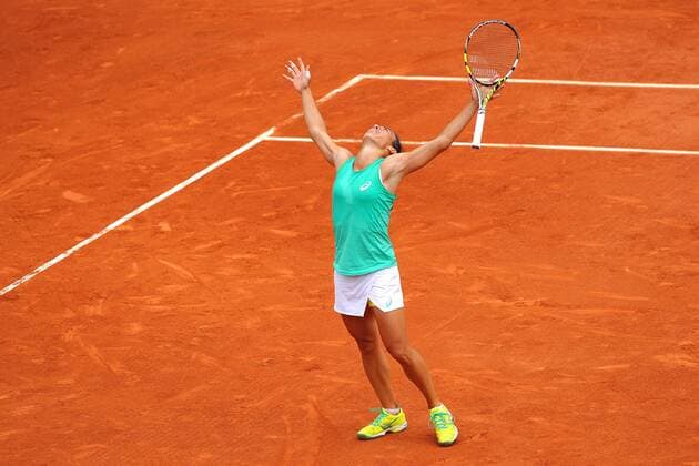 Francesca Schiavone (ITA) - Tennis, French Open 2015, Roland Garros in Paris Frankreich- 28 05 2015 TennisMagazine Panoramic 