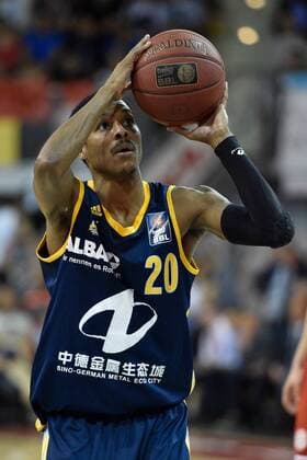Alex Renfroe (Alba Berlin), Einzelbild, Aktion, FC Bayern Muenchen Basketball vs Alba Berlin, Playoff, Halbfinale, Basketball Bundesliga Saison 2014 2015, Beko BBL,28.05.15