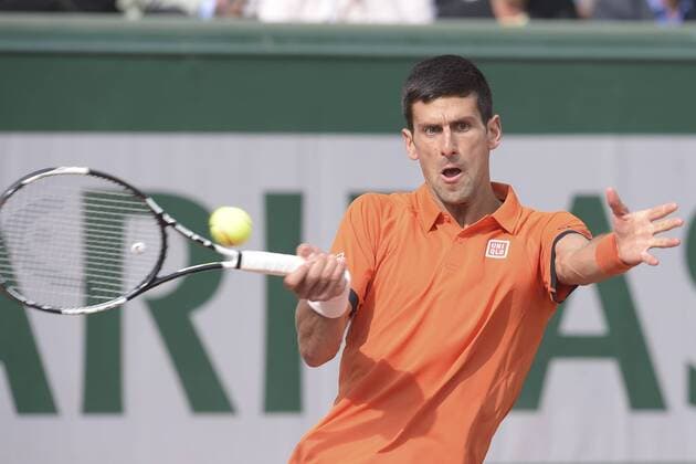 Novak Djokovic (srb) - Tennis, French Open 2015, Roland Garros in Paris Frankreich - 05 28 2015 JBAutissier Panoramic 