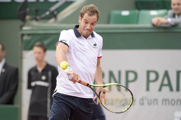 Richard Gasquet (fra) - Tennis, French Open 2015, Roland Garros in Paris Frankreich - 05 28 2015 JBAutissier Panoramic 