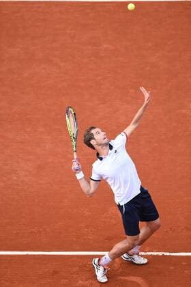 Richard Gasquet (Fra) - Tennis, French Open 2015, Roland Garros in Paris Frankreich - 28 05 2015 TennisMagazine Panoramic 