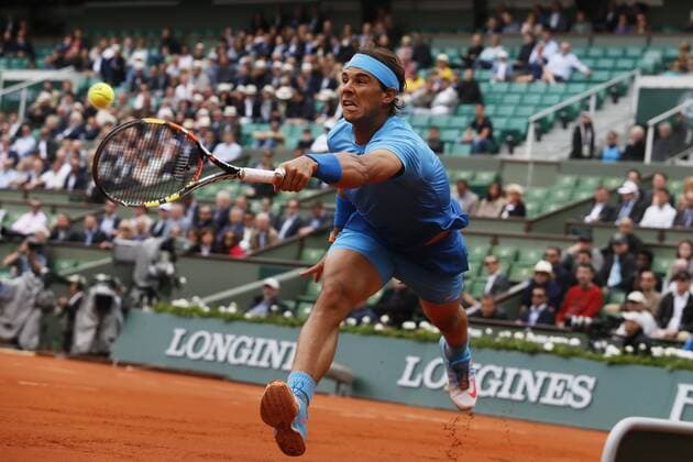 Tennis, French Open,Roland Garros, Paris, France, MAY 28, Rafael Nadal during their singles match at the French Open tennis tournament at Roland Garros in Paris, France, May 28, 2015 (Photo: alfonso jimenez valero Cordon Press) 