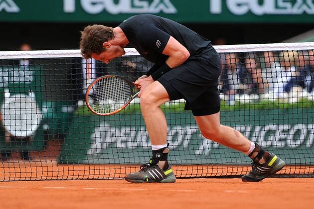 Andy Murray (GBR) - Tennis, French Open 2015, Roland Garros in Paris Frankreich- 28 05 2015 TennisMagazine Panoramic 