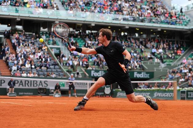 Andy Murray (GBR) - Tennis, French Open 2015, Roland Garros in Paris Frankreich- 28 05 2015 TennisMagazine Panoramic 