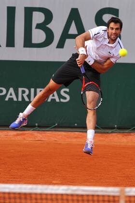 Jeremy Chardy (FRA) - Tennis, French Open 2015, Roland Garros in Paris Frankreich- 28 05 2015 TennisMagazine Panoramic 