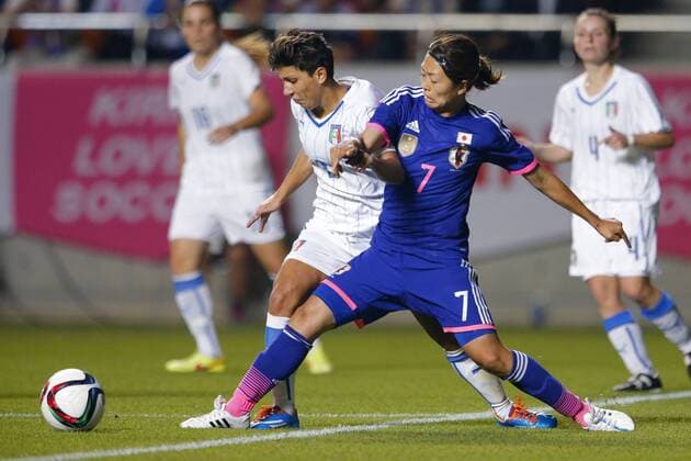 Kozue Ando (JPN), MAY 28, 2015 - Football Soccer : KIRIN Challenge Cup 2015 match between Japan 1-0 Italy at Minaminagano Sports Park, Nagano, Japan. NoxThirdxPartyxSales  (qdwa040697)