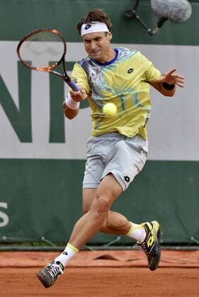 Ferrer reaches 3rd round at Roland Garros David Ferrer of Spain hits a forehand during his second-round match against compatriot Daniel Gimeno-Traver at the French Open tennis tournament in Paris on May 28, 2015. Ferrer won 6-3, 6-2, 6-1. 