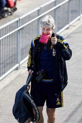 28.05.2015, Toronto - Nationalteam Schweden 2015 - Ausflug zu den Niagarafällen - Pia Sundhage während des Ausflugs. kod CS 57658 News - May 28, 2015  - ZUMAb138