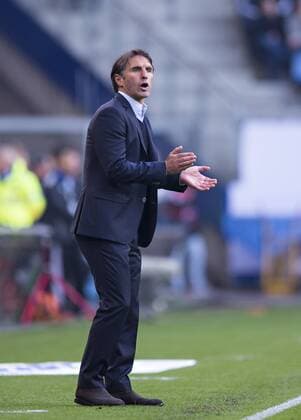 Hamburg, 28.05.2015, Imtech - ARENA Trainer Bruno Labbadia (HSV) Hamburger SV - Karlsruhe SC