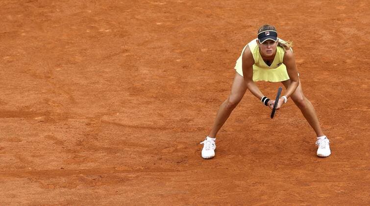 Foto : Julia Goerges ( GER ) Tennis French Open in Paris Do. 28.05.2015