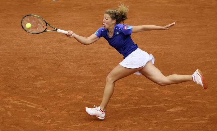 Foto : Anna - Lena Friedsam ( GER ) Tennis French Open in Paris Do. 28.05.2015