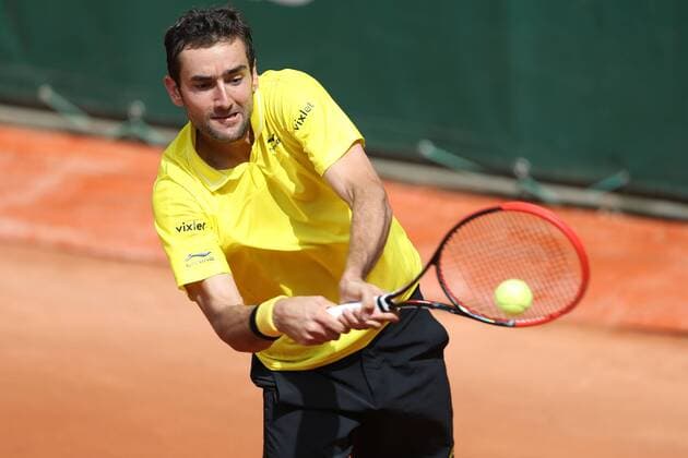 Marin Cilic, CRO, during second round of 2015 French Open in Paris, 28 05 2015; -