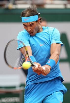 Rafael Nadal, ESP, during second round of 2015 French Open in Paris, 28 05 2015; -