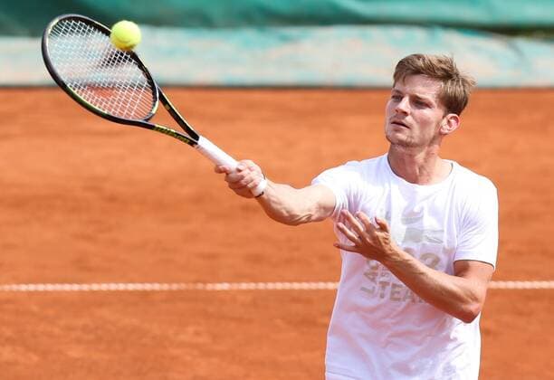- PARIS, FRANCE: Belgian David Goffin pictured during a training session at the Roland Garros French Open tennis tournament, in Paris, France, Friday 29 May 2015. The Roland Garros Grand Slam takes place from 24 May to 07 June 2015. VIRGINIExLEFOUR  x04632864x