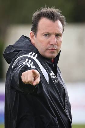 Aktuell Fußball, Training Nationalteam Belgien mit Marc Wilmots - KNOKKE-HEIST, BELGIUM: Belgium s head coach Marc Wilmots pictured during a training session on the second day of the training camp of Belgian national soccer team The Red Devils in Knokke-Heist, Friday 29 May 2015. The Devils are preparing for a friendly game against France and a Euro 2016 qualification game against Wales. BRUNOxFAHY  x04632964x