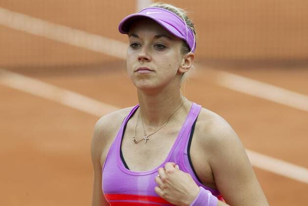 TENNIS - WTA Tennis Damen French Open 2015 PARIS,FRANCE,29.MAY.15 - TENNIS - WTA Tour, Grand Slam, Roland Garros, French Open. Image shows the disappointment of Sabine Lisicki (GER). GEPAxpictures xMatthiasxHauer