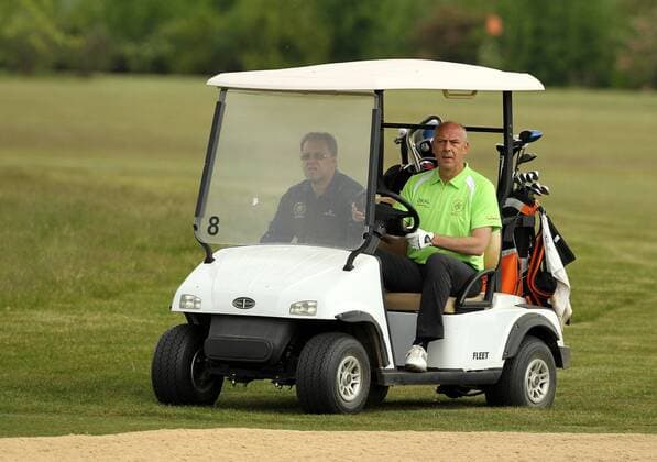 9. Thüringer Charity Open Mühlberg 29.05.15 , Mühlberg, Gut Ringhofen, 9. Thüringer Charity Open, Golf-Benefiz-Turnier im Bild: Mario Basler