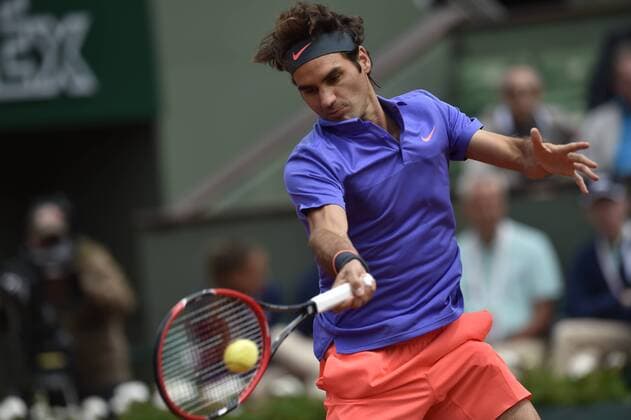 PARIS, 29.05.2015, Roger Federer (SUI) bei den Tennis French Open 2015 in Paris