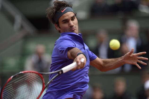 PARIS, 29.05.2015, Roger Federer (SUI) bei den Tennis French Open 2015 in Paris