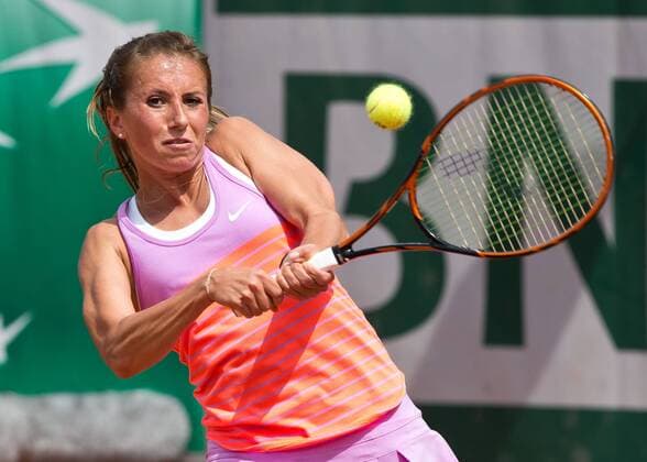 Annika Beck (GER) Tennis - French Open 2015 - Grand Slam ITF ATP Tennis Herren WTA Tennis Damen - Roland Garros - Paris - - France - 29 May 2015.