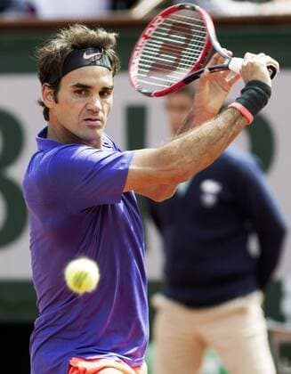 TENNIS - ATP Tennis Herren French Open 2015 PARIS,FRANCE,29.MAY.15 - TENNIS - ATP World Tour, Grand Slam, Roland Garros, French Open. Image shows Roger Federer (SUI). GEPAxpictures xMatthiasxHauer