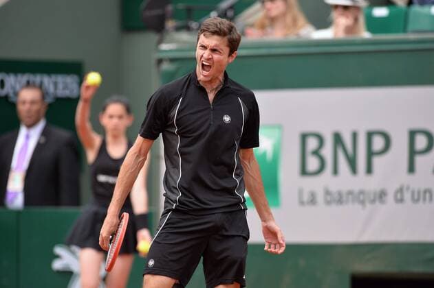 Gilles Simon (fra) - - Tennis, French Open 2015, Roland Garros, Paris Frankreich - 29 05 2015 AnthonyBIBARD FEP Panoramic 