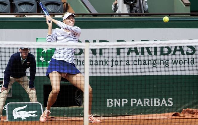 TENNIS - WTA Tennis Damen French Open 2015 PARIS,FRANCE,29.MAY.15 - TENNIS - WTA Tour, Grand Slam, Roland Garros, French Open. Image shows Maria Sharapova (RUS). GEPAxpictures xMatthiasxHauer