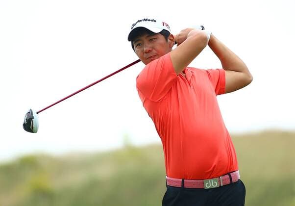 SHANGHAI, CHINA - MAY 29: (CHINA OUT) Sejun Yoon of the United States in action during the second round match in 2015 Pingan Bank China Tour - PGA Golf Herren Tour China Series - Lanhai Open at Lan Hai International Golf Club on May 29, 2015 in Shanghai, China.  CFP468201821 