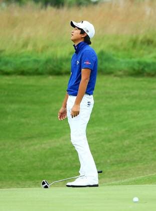 SHANGHAI, CHINA - MAY 29: (CHINA OUT) J.H. Wang of South Korea in action during the second round match in 2015 Pingan Bank China Tour - PGA Golf Herren Tour China Series - Lanhai Open at Lan Hai International Golf Club on May 29, 2015 in Shanghai, China.  CFP468201838 