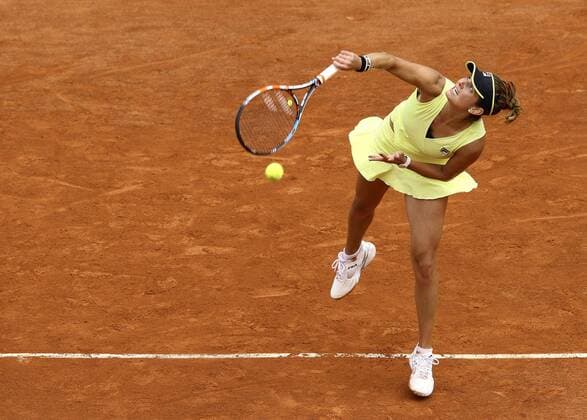 Foto : Julia Goerges ( GER ) Tennis French Open in Paris Do. 28.05.2015