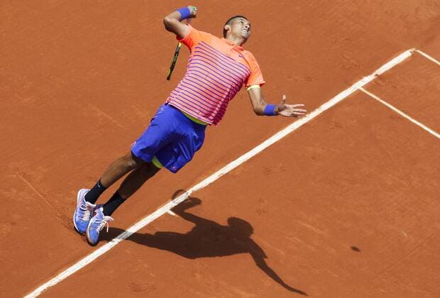TENNIS - ATP Tennis Herren French Open 2015 PARIS,FRANCE,30.MAY.15 - TENNIS - ATP World Tour, Grand Slam, Roland Garros, French Open. Image shows Nick Kyrgios (AUS). GEPAxpictures xMatthiasxHauer