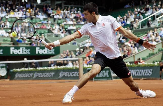 TENNIS - ATP Tennis Herren French Open 2015 PARIS,FRANCE,30.MAY.15 - TENNIS - ATP World Tour, Grand Slam, Roland Garros, French Open. Image shows Novak Djokovic (SRB). GEPAxpictures xMatthiasxHauer