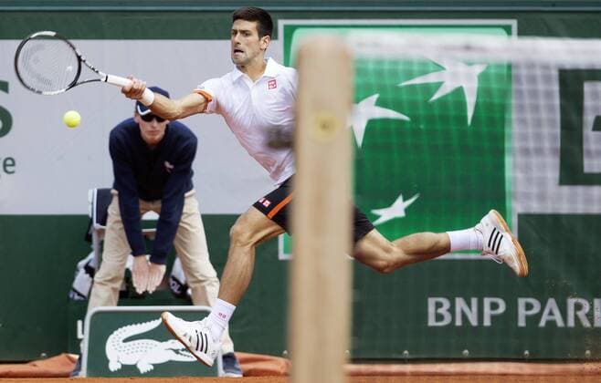 TENNIS - ATP Tennis Herren French Open 2015 PARIS,FRANCE,30.MAY.15 - TENNIS - ATP World Tour, Grand Slam, Roland Garros, French Open. Image shows Novak Djokovic (SRB). GEPAxpictures xMatthiasxHauer