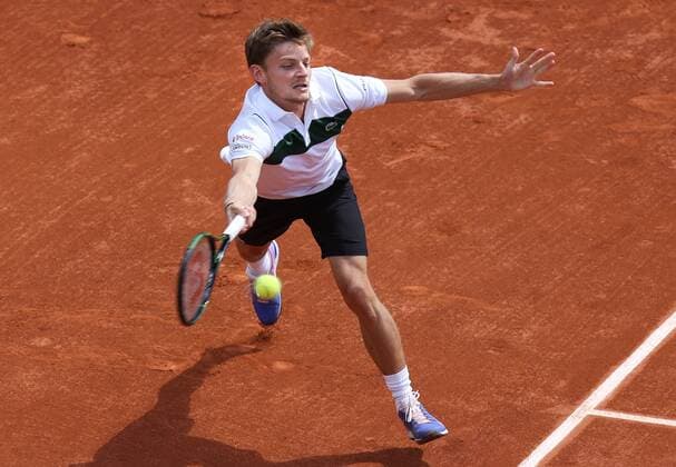 - PARIS, FRANCE: Belgian David Goffin pictured in action during a tennis match between Belgian David Goffin and French Jeremy Chardy in round 3 of the men s singles at the Roland Garros French Open tennis tournament, in Paris, France, Saturday 30 May 2015. The Roland Garros Grand Slam takes place from 24 May to 07 June 2015. VIRGINIExLEFOUR  x04633556x