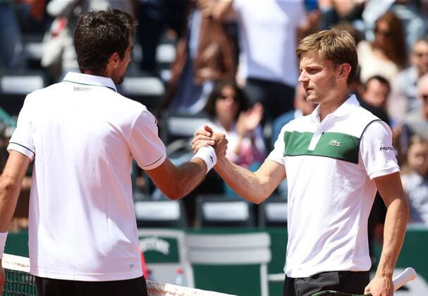 - PARIS, FRANCE: Belgian David Goffin looks dejected during a tennis match between Belgian David Goffin and French Jeremy Chardy in round 3 of the men s singles at the Roland Garros French Open tennis tournament, in Paris, France, Saturday 30 May 2015. The Roland Garros Grand Slam takes place from 24 May to 07 June 2015. VIRGINIExLEFOUR  x04633543x