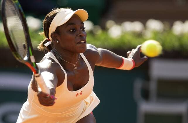 TENNIS - WTA Tennis Damen French Open 2015 PARIS,FRANCE,30.MAY.15 - TENNIS - WTA Tour, Grand Slam, Roland Garros, French Open. Image shows Sloane Stephens (USA). GEPAxpictures xMatthiasxHauer