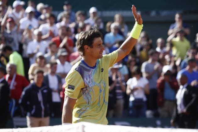Tennis - French Open - Roland Garros, Paris, France - MAY 30: David Ferrer during their singles match at the French Open tennis tournament at the Roland Garros stadium in Paris, France, May 30 2015 