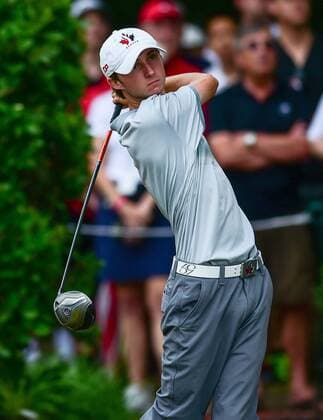 May 30, 2015: Austin Connelly, the only amateur to make the cut, tees off on 1 during third round play of the AT&T Byron Nelson Championship at TPC Four Seasons in Irving, Texas. GOLF: MAY 30 PGA Golf Herren - AT&T Byron Nelson Championship - Third Round Icon1505300063 EDITORIAL USE ONLY